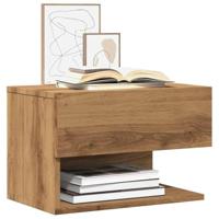 Nachtkastje wandgemonteerd arisanaal eikenkleur - thumbnail