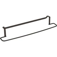 Metaltex Handdoekhouder 38x8x6 cm Zwart - thumbnail