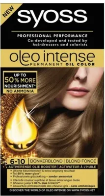 Syoss Oleo Intense 6-10 Donkerblond Syoss Oleo Intense 6-10 Donkerblond