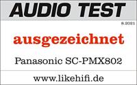 Panasonic SC-PMX802E-K Stereoset Air-play, Bluetooth, CD, DAB+, USB, WiFi, FM, AUX Spotify, Tidal, Deezer, Multiroom ondersteuning 2 x 60 W Zwart - thumbnail