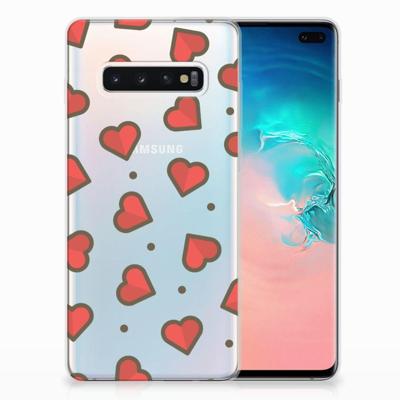 Samsung Galaxy S10 Plus | TPU bumper | Hearts