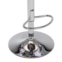 Barkrukken 2 st gebogen hout en stof grijs - thumbnail