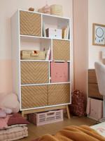 Boekenkast HORSE LIJN wit/hout - thumbnail