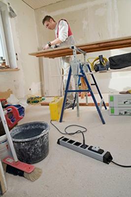 Kopp 228120012 Stekkerdoos 4-voudig Grijs, Zwart Randaarde stekker 1 stuk(s)