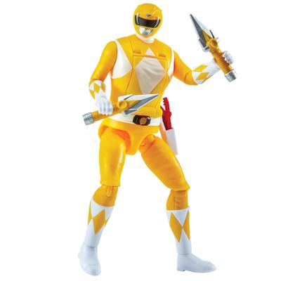 Mighty Morphin Power Rangers actiefiguur Gele Ranger