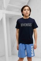 Hugo Boss 3D Logo T-Shirt Kids Donkerblauw - Maat 11/12 jaar - Kleur: Donkerblauw | Soccerfanshop - thumbnail