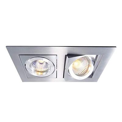 Deko Light Kardan II 110101 Plafondinbouwring LED, Halogeen GU5.3, MR16 50 W Zilver