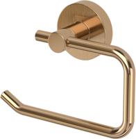 Haceka Kosmos Toiletrolhouder - zonder klep - geborsteld koper 2012700 - thumbnail