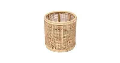 Rotan Webbing plantenmand 14x14x16cm