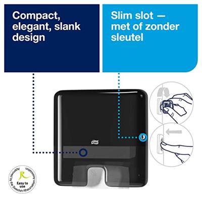 TORK 552108 Elevation Handdoekdispenser Kunststof Zwart 1 stuk(s)