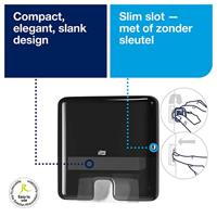 TORK 552108 Elevation Handdoekdispenser Kunststof Zwart 1 stuk(s) - thumbnail