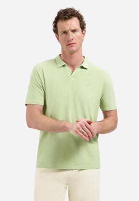 No- Excess Polo V-collar Clean 31380306 Poloshirts 050 Green