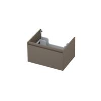 INK - Onderkast 1 Lade Greeploos Gelakt 45gr - 600x450x350 Mm - Mat Taupe - thumbnail