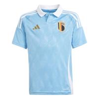 België Shirt Uit Junior 2024-2026 - Maat 140 - Kleur: Blauw | Soccerfanshop - thumbnail