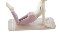 Decoratieve figuren DKD Home Decor Roze Yoga Scandi 16 x 6 x 13 cm - thumbnail