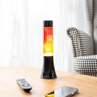 Mini lavalamp rood en geel - thumbnail