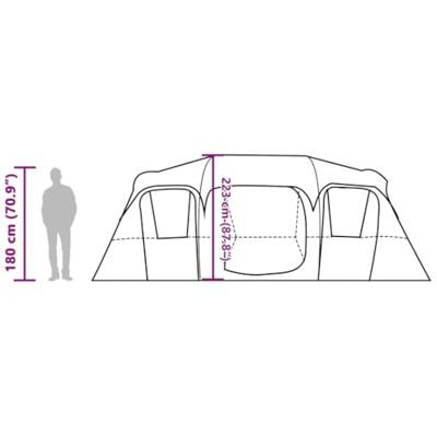 Gezinstent 9-persoons waterdicht grijs Gezinstent 9-persoons waterdicht grijs