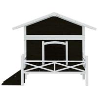 VidaXL Hondenhok 159x120x88,5 cm massief grenenhout grijs - thumbnail