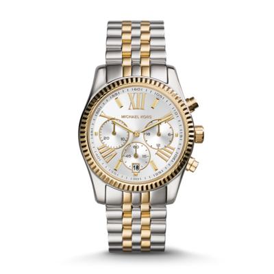 Horlogeband Michael Kors MK5955 Staal Bi-Color 20mm Horlogeband Michael Kors MK5955 Staal Bi-Color 20mm