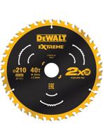 DeWalt Accessoires Cirkelzaagblad TCT | 210x30x40T - DT20433-QZ - thumbnail