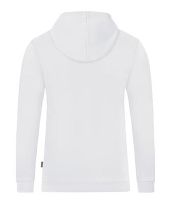 JAKO C6720 Sweater Met Kap Organic - Wit - XXL