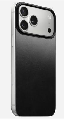 Nomad Magnetic Leather Case iPhone 17 Pro Max Zwart Horween