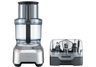 Sage The Kitchen Wizz Pro keukenmachine 2000 W 3,7 l Zwart, Grijs, Transparant