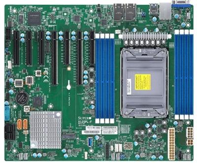 Supermicro MBD-X12SPL-F-O Moederbord Socket Intel 478 Vormfactor ATX Moederbord chipset Intel® C621