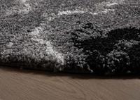 Boho&me Rond hoogpolig vloerkleed Marble Artisan - grijs - 280 cm rond - thumbnail