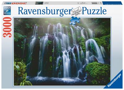 Puzzel Ravensburger Chutes d'eau, Bali Paysage et nature 3000 Onderdelen