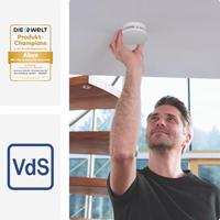 ABUS RWM150 Rookmelder Incl. batterij (10 jaar) werkt op batterijen (Ø x h) 100 mm x 36 mm - thumbnail
