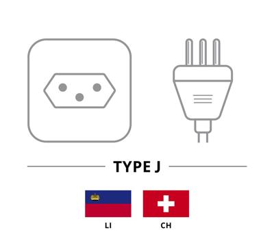 goobay Stroomkabel CH J-C5