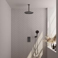 Brauer Gunmetal Edition Thermostatische Regendoucheset Inbouw - Hoofddouche 30 cm - 3 Weg - Handdouche 3 Standen - Doucheslang - Wandaansluitbocht - Gunmetal - thumbnail