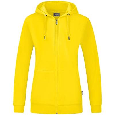 JAKO C6820D Jas Met Kap Organic Dames - Citroen - 34