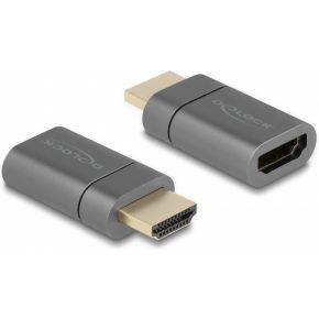 Delock 66684 HDMI Adapter male naar female 8K 60 Hz magnetisch