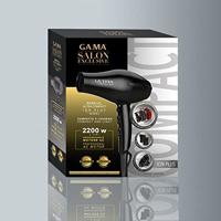 Ga.Ma Ultra Compact ION Hairdryer Black 1St - thumbnail
