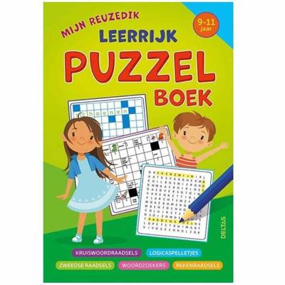 Mijn Reuzedik Leerrijk Puzzelboek (9-11 Jaar)