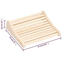 Saunahoofdsteun massief grenenhout - thumbnail