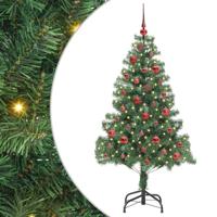 VidaXL Kerstboom met 150 led met standaard groen 150 cm pvc - thumbnail