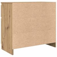 Dressoir lade 71x35x65 cm spaanplaat artisanaal eikenkleurig - thumbnail