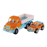 Cavallino xl torpedo vrachtwagen met survival jeep oranje, 44,5cm - thumbnail