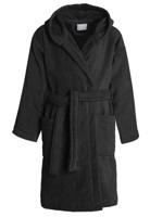 Capuchon kinderbadjas Seahorse-zwart-110/116 - thumbnail