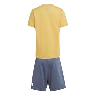 Sportoutfit voor kinderen Adidas Essentials Geel - Maat: 6-7 jaar