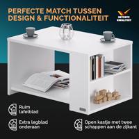 Salontafel Santa Cruz Wit 90x60x50cm - thumbnail