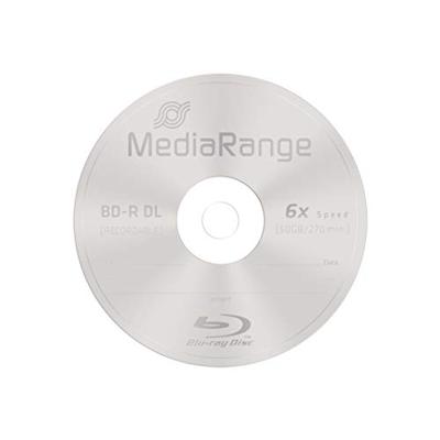 MediaRange BD-R Dual Layer 50 GB 6-voudige schrijfsnelheid, 25 cakebox