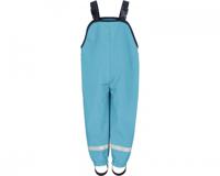 Playshoes softshell regenbroek verstelbaar uni aquablauw Maat - thumbnail