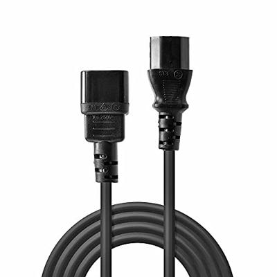 LINDY Stroom Verlengkabel Deluxe [1x Apparaatstekker, male C13 - 1x Apparaatstekker, female C14] 3.00 m Zwart
