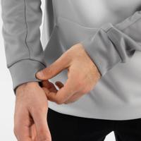JAKO 6770 Sweater Met Kap Dynamic - Lichtgrijs/Wit/Grijs - L - thumbnail