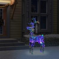VidaXL Kerstversiering rendier 90 led's 60x16x100 cm acryl - thumbnail