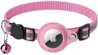 Croci halsband kat met tag houder roze - thumbnail